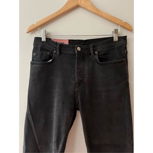 Acne Studios Bla Konst Black Denim - Picture 3 of 7